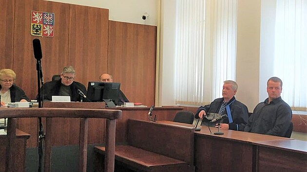 Radek Balvín u ústeckého okresního soudu.