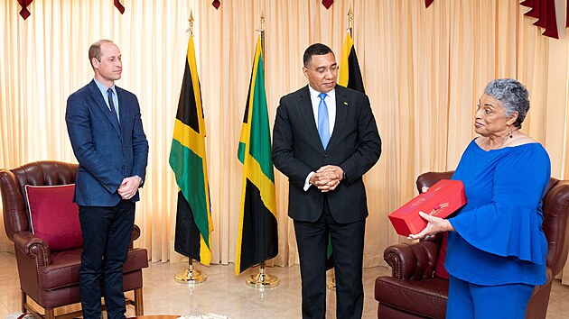 Princ William s chot Kate navtvili Jamajku. (23. bezna 2022)