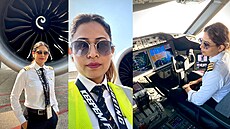 Kapitánka Shivani Kalra @keepem.flying787 pomohla evakuovat indické studenty,...