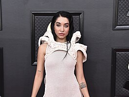 Maria Becerra na cenách Grammy (Las Vegas, 3. dubna 2022)