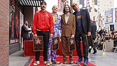 Kapela Red Hot Chili Peppers na hollywoodském chodníku slávy