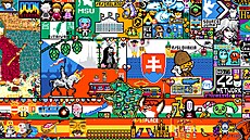 Česká a slovenská reprezentace na r/place Česká a slovenská reprezentace na r/place