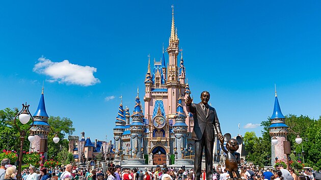 Disney World v Orlandu na Florid. (3. dubna 2022)