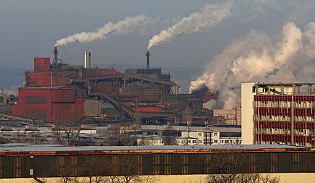 Vítkovické ocelárny Evraz.