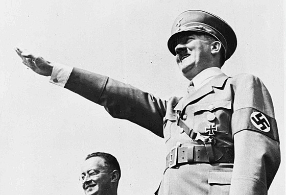 Adolf Hitler na snímku z roku 1938