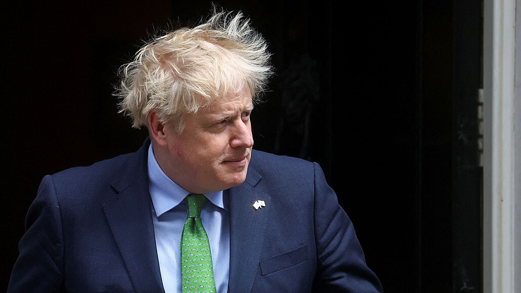 Britský premiér Boris Johnson (5. kvtna 2022)