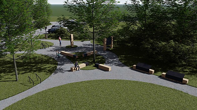 Přístup k rybníku zajistí nový cestní systém s lavičkami a informačními tabulemi o lokalitě.