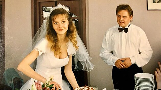 Vclav Kopta a Simona Vrbick, rovn hereka, se vzali
v roce 1995.