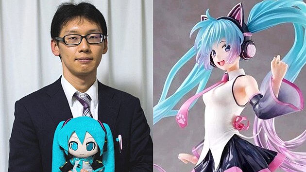 Japonsk fiktosexul Akihiko Kondo se oenil s hologramem.