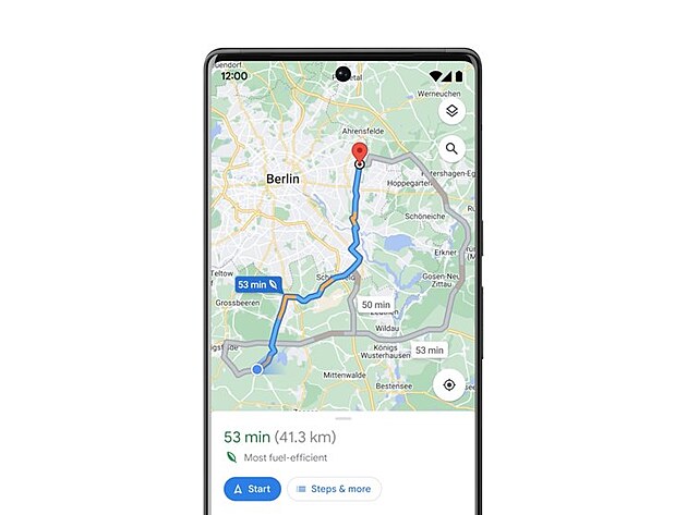 Mapy Googlu nov naplnuj trasu cesty s drazem na sporu pohonnch hmot.