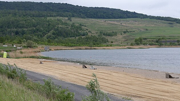 U ústeckého jezera Milada.
