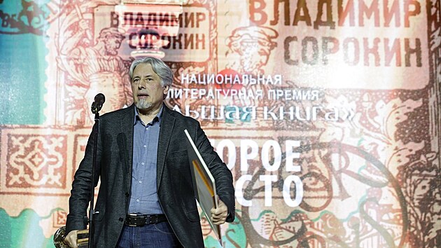 Rusk spisovatel Vladimir Sorokin na snmku z roku 2014