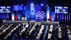 Dvoudenní volební kongres ODS v pražské hale O2 universum. Na snímku Petr... Dvoudenní volební kongres ODS v pražské hale O2 universum. Na snímku Petr...