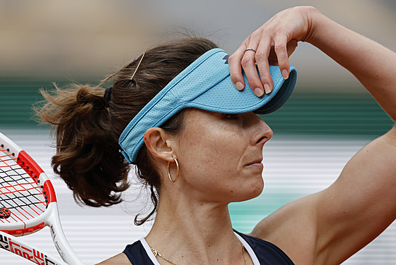 Francouzka Alizé Cornetová na Roland Garros