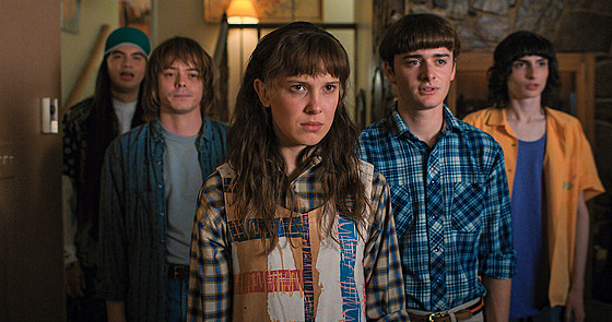 Snímek ze tvrté ady seriálu Stranger Things