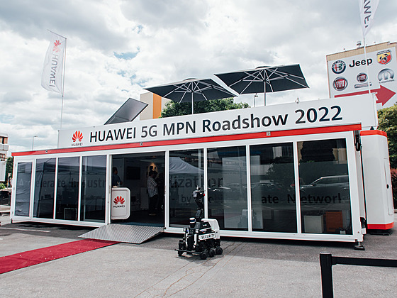 Huawei 5G MNP Truck v Praze