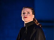 Barbora Goldmannová jako Eliška Rejčka. Barbora Goldmannová jako Eliška Rejčka.