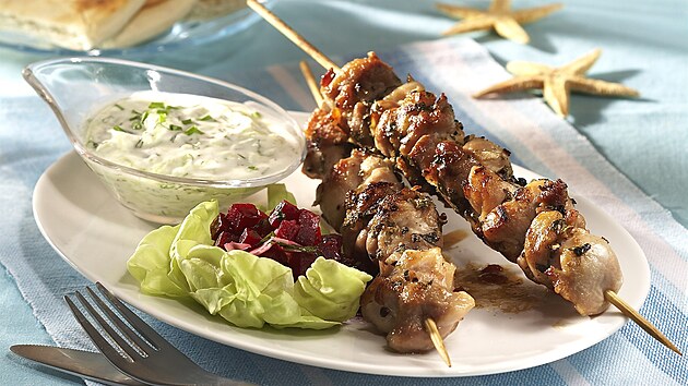 Souvlaki s tzatziki