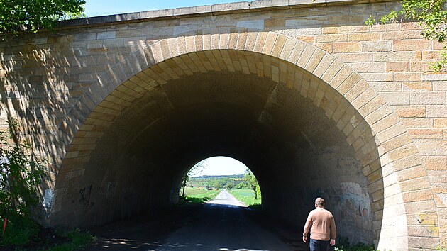 Klenbov most na exteritoriln dlnici mezi Jevkem a Blou u Jevka.