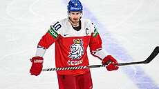 Roman Červenka v utkání o bronz na MS v Tampere. Roman Červenka v utkání o bronz na MS v Tampere.