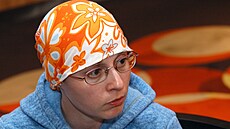 Barbora krlová pi rozhovoru s redaktory LN v hotelu Adina v dánské Kodani.