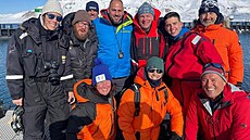 Plavecký ledový memoriál se odehrával v msteku Longyearbyen na souostroví,...