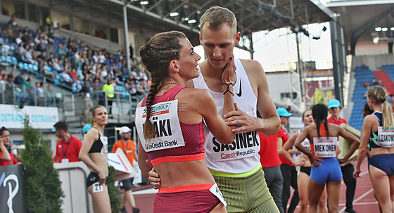 Kristina Mäki a Filip Sasínek na Zlaté trete 2022.