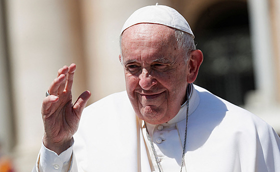 Pape Frantiek na generální audienci (Vatikán, 8. ervna 2022)
