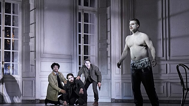 Scna z opery Hamlet od Bretta Deana v newyorsk Metropolitn opee