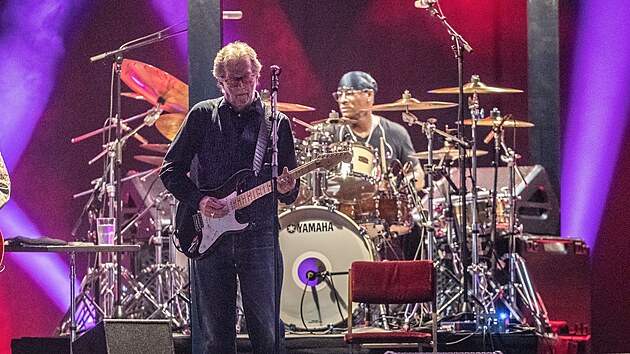 Eric Clapton na koncert v prask O2 aren, 5. ervna 2022
