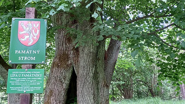 Dobrým orientačním bodem je památná lípa zakreslená s velmi slušnou přesností i v mobilní aplikaci. Pietní místo je od ní jen pár desítek metrů.