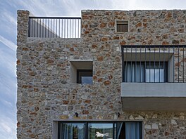 Moderní kamenná rezidence stojí na jednom z nejkrásnjích chorvatských ostrov...