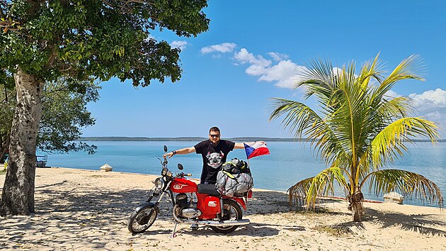 Michal Franc na čezetě v Karibiku