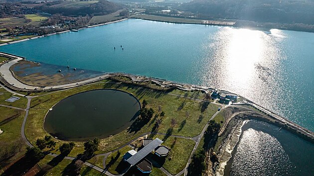 Hlunsk jezero trkovna v roce 2022.