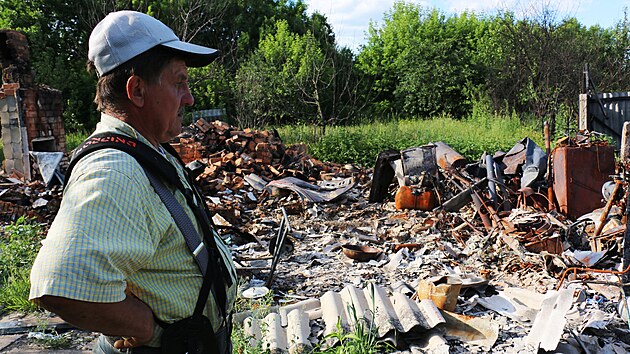 Rodin z ukrajinské obce Koroste nezbylo po ruském útoku vbec nic.