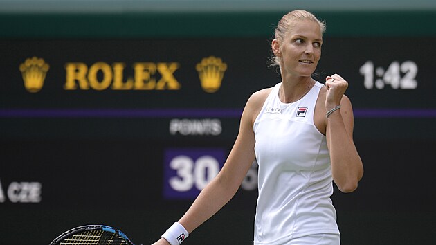 Karolína Plíšková v prvním kole ve Wimbledonu