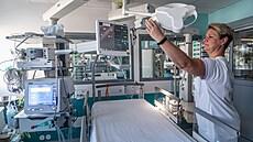 Zrenovovaná část KARIM v ostravské fakultní nemocnici. Zrenovovaná část KARIM v ostravské fakultní nemocnici.