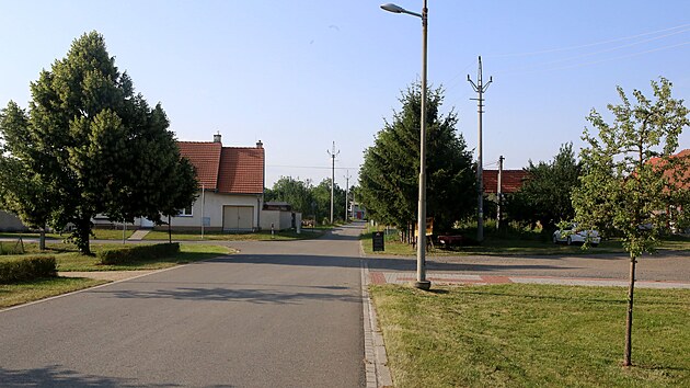 Pohled na obec Troubky, kterou v roce 1997 poniila pi povodni eka Beva. Snmek ze 28. 6. 2022.