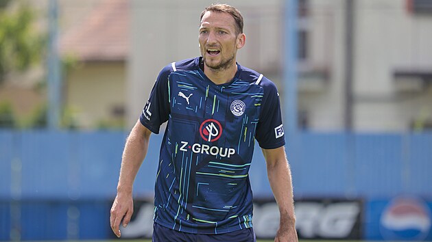 Libor Kozák v přípravném zápase se svým novým týmem FC Slovácko.
