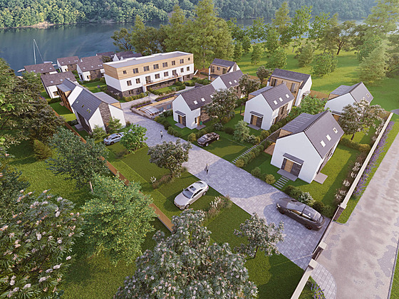 Privátní resort na Slapské přehradě
