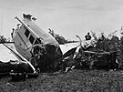 Roztítné letadlo Junkers D-1608, v nm zahynuli ráno 12. ervence 1932...