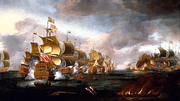 Bitva u Lowestoftu se odehrla 13. ervna 1665.