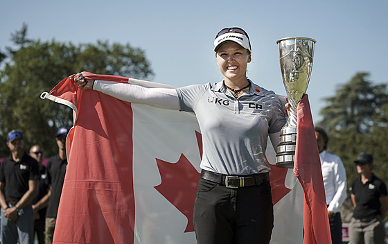 Kanadská golfistka Brooke Hendersonová.