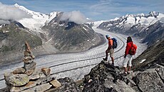 Aletsch. Ledová pýcha výcarského kantonu Wallis je obdivována nejen díky...