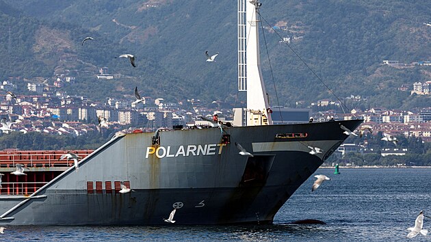 Plavidlo Polarnet, kter z Ukrajiny vyplulo v ptek, dorazilo do sv destinace v Turecku, kde bude vyloeno. Tm se zavrila prvn zsilka od chvle, kdy se minul tden obnovil vvoz ukrajinskch zemdlskch produkt. (8. srpna 2022)