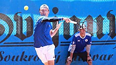 Tenista Jií Leheka uspl ve finále turnaje Challenger Svijany Open v Liberci....