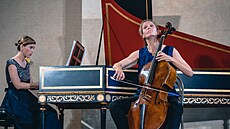 Cembalistka Flora Fábri a cellistka Kristin von der Goltz vystoupily v programu...