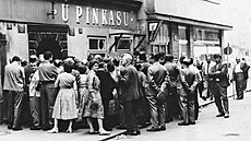 Historický snímek hospody U Pinkas
