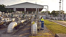 Zásobník RWE Gas Storage v Tanovicích na Morav je jedním z esti zásobník...
