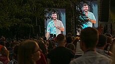 Koncert Marka Ztraceného v Borském parku v Plzni v rámci letního turné Tour de...